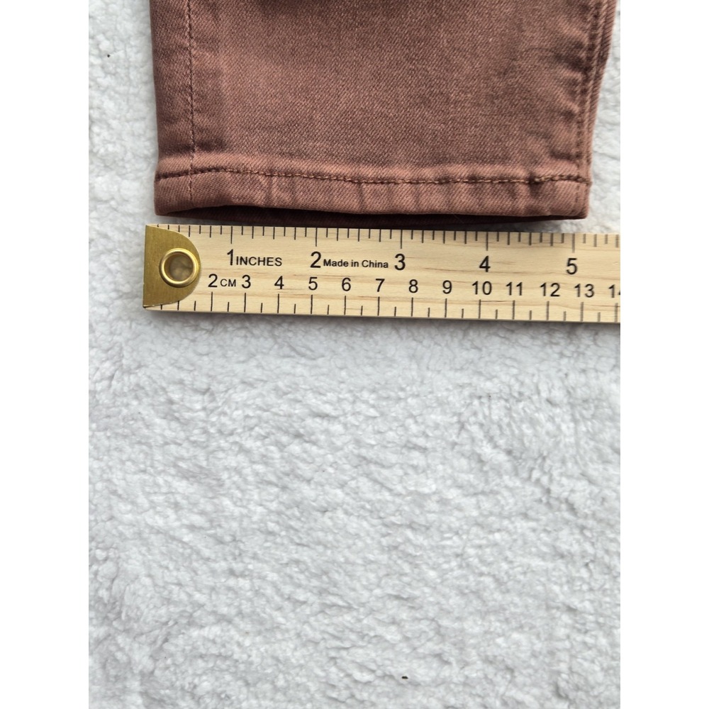 American Eagle Women Jeans NWT Size 12 X Short Rust Brown Grunge Next Level Strc - Picture 9 of 10